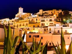 Ibiza Town at night